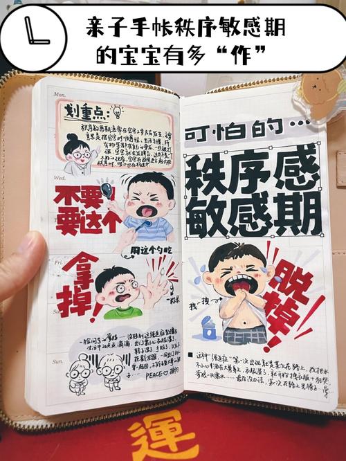 新手妈妈记录宝宝秩序敏感期表现手账图