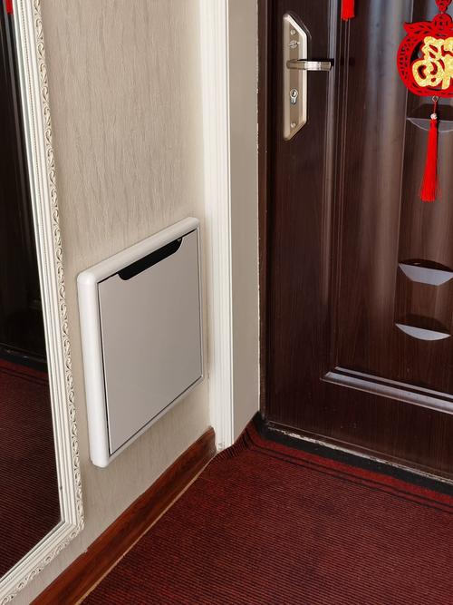 玄关折叠隐形换鞋凳安装实景图