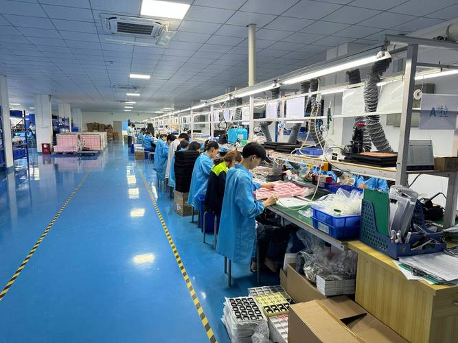流水线厂家生产车间实地考察场景