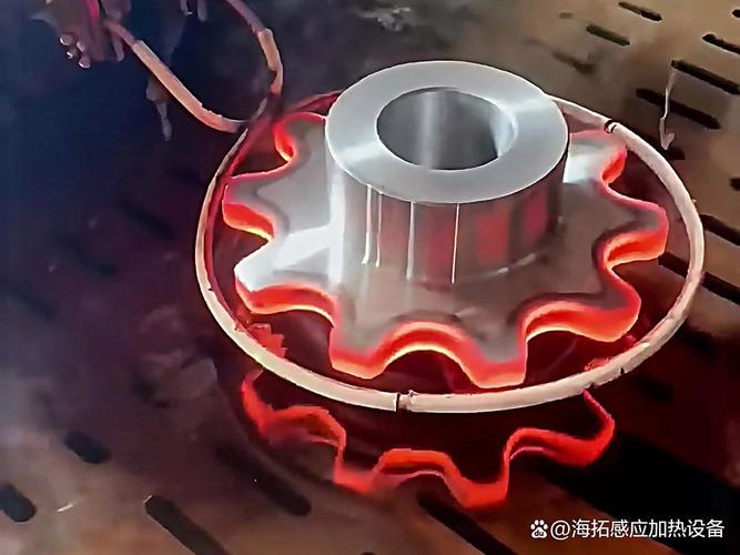 高频淬火机感应线圈加热齿轮