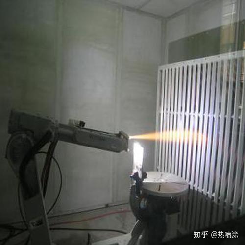 大气等离子喷涂工件边缘涂层掉块失效图