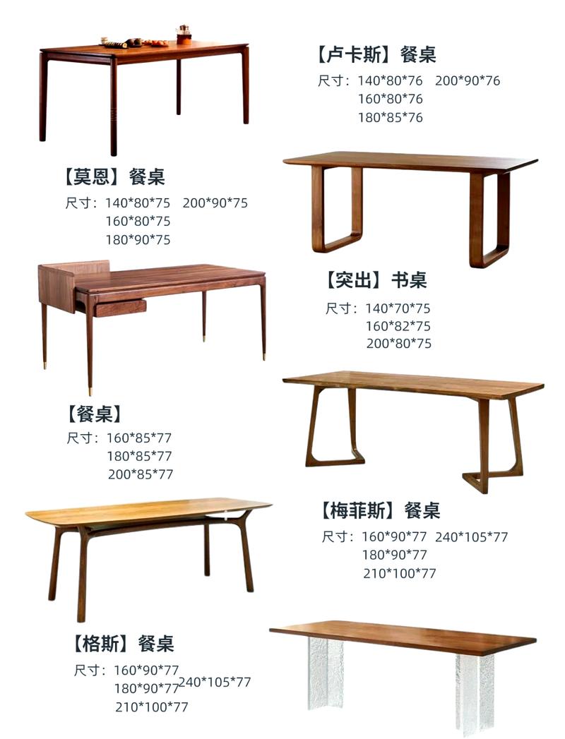 家装不同材质餐桌优缺点对比图