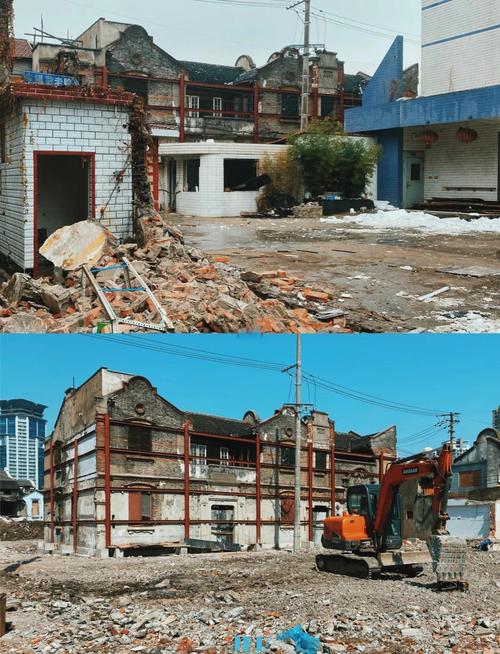 文保建筑修缮最小干预原则施工现场对比图