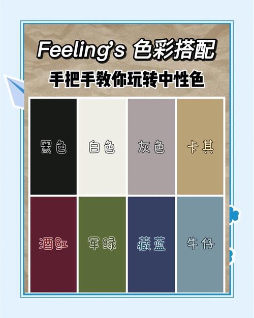 普通人选中性色直接用这套方法，不会错