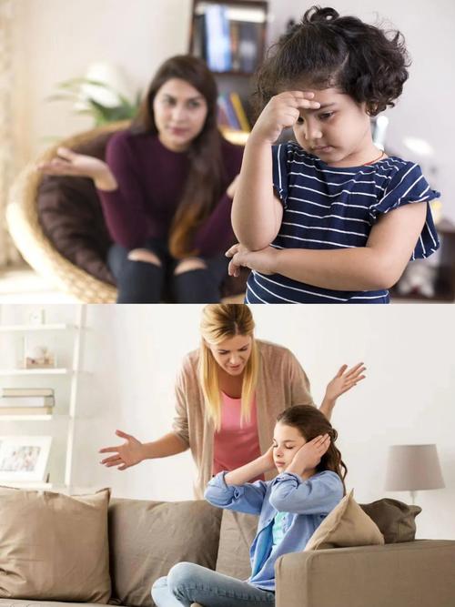孩子躲在妈妈身后不敢打招呼的社交焦虑场景