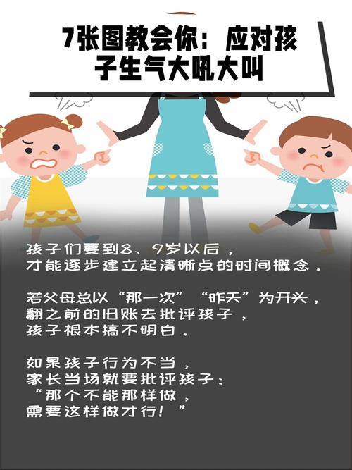 家长深呼吸调节情绪面对孩子发脾气方法图