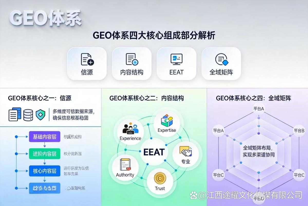 GEO优化信源结构化改造前后对比图