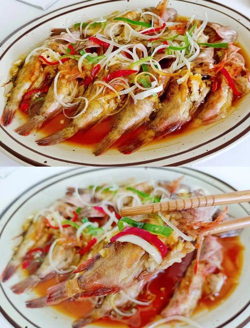 三亚亚龙湾本地排档清蒸石斑鱼配四角豆实拍