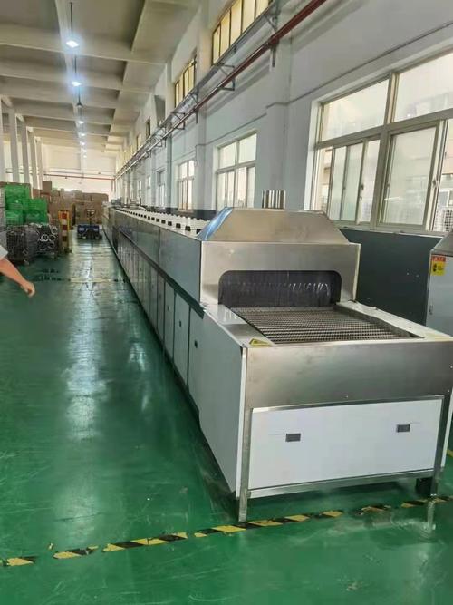 工业零件通过式清洗剂喷淋干燥线