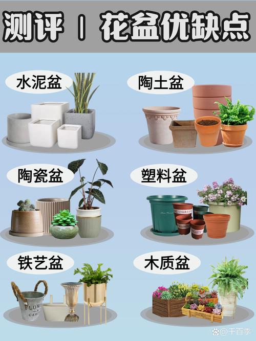 家庭园艺花盆选择透气性对比图