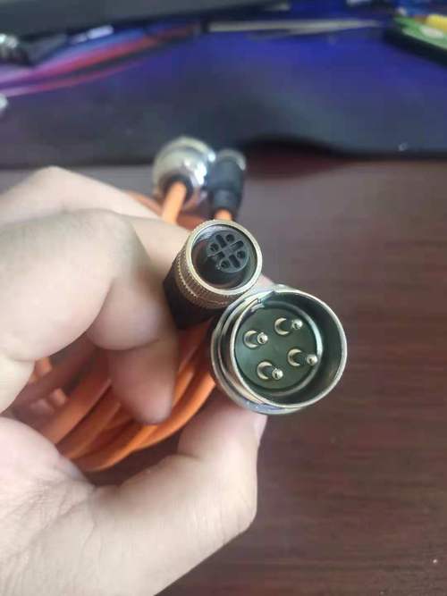 工业设备防呆插口实物特写
