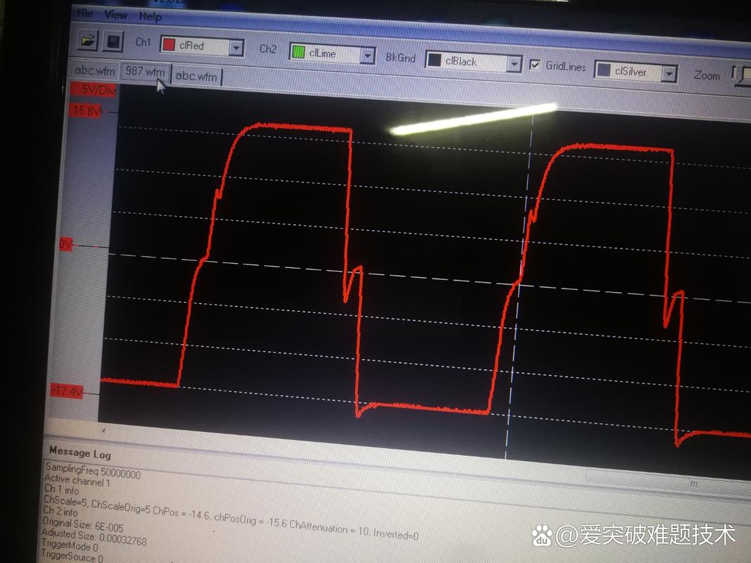 点焊机控制面板参数波形图