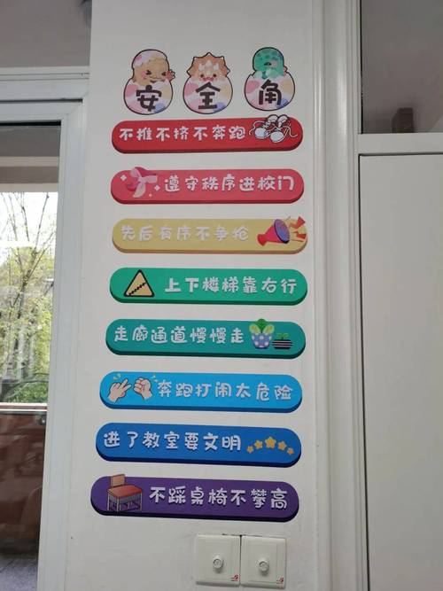 中小学班级校规安全提醒公示照片