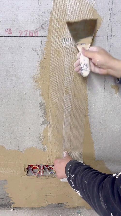 墙面开槽防裂处理施工图