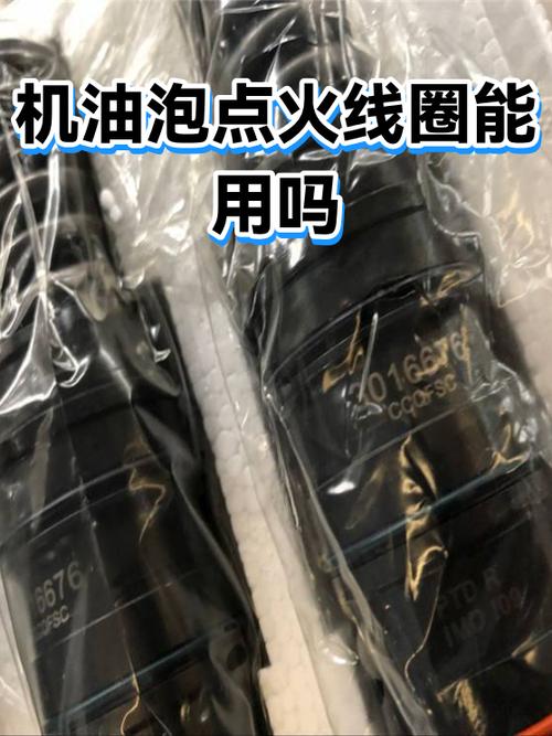 浸泡在机油中的汽车点火线圈