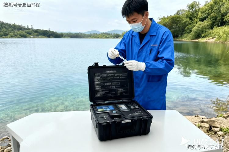 手持微流控水产病害检测仪虾塘现场使用
