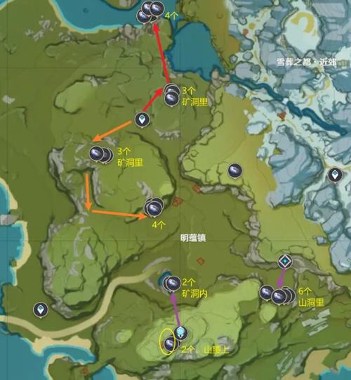 原神每日委托和深渊快速刷原石路线图