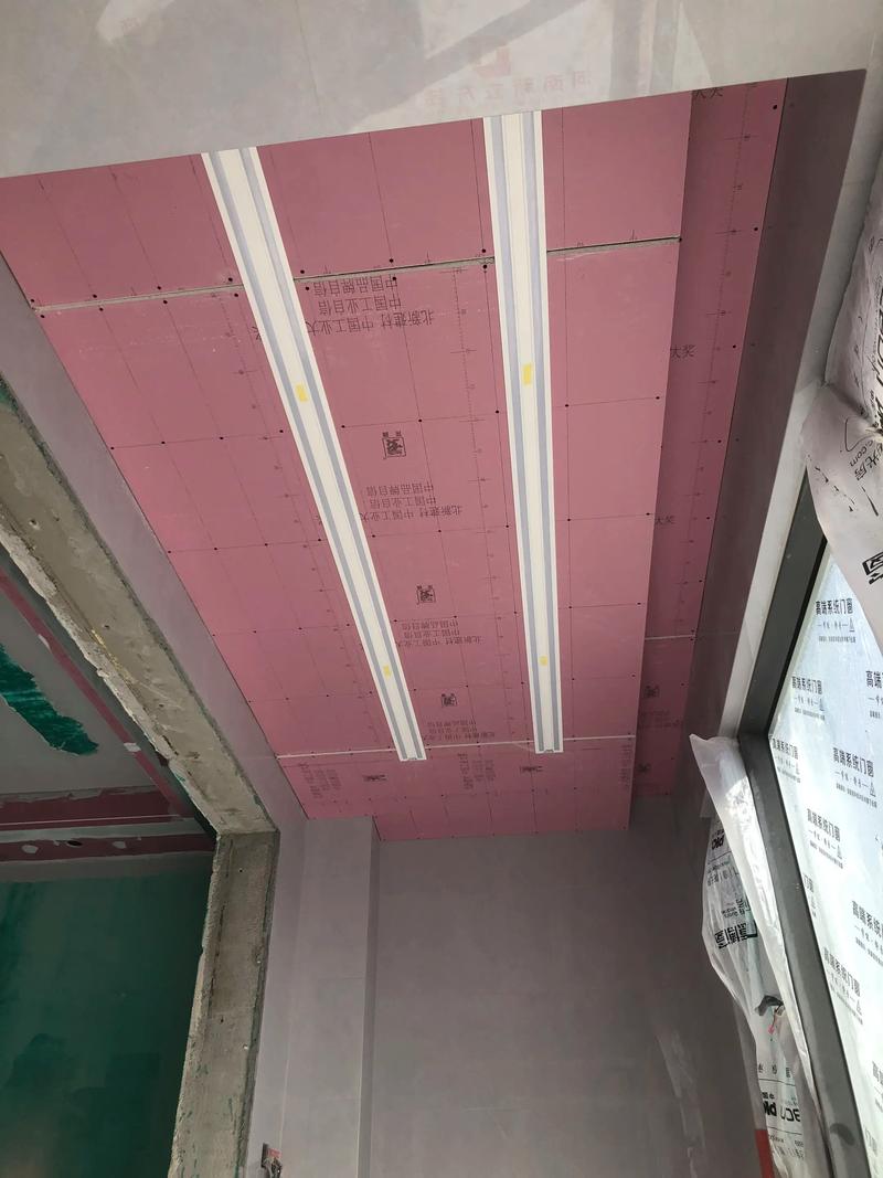 电动晾衣架吊顶内衬板加固施工图