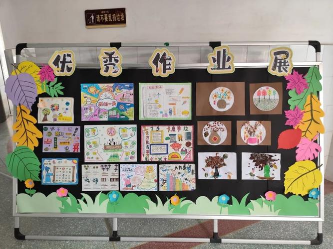 学生寒暑假项目式作业成果展示栏