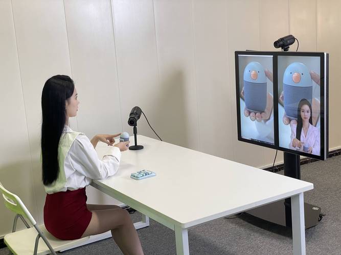 主播站姿工效学操作台实拍图