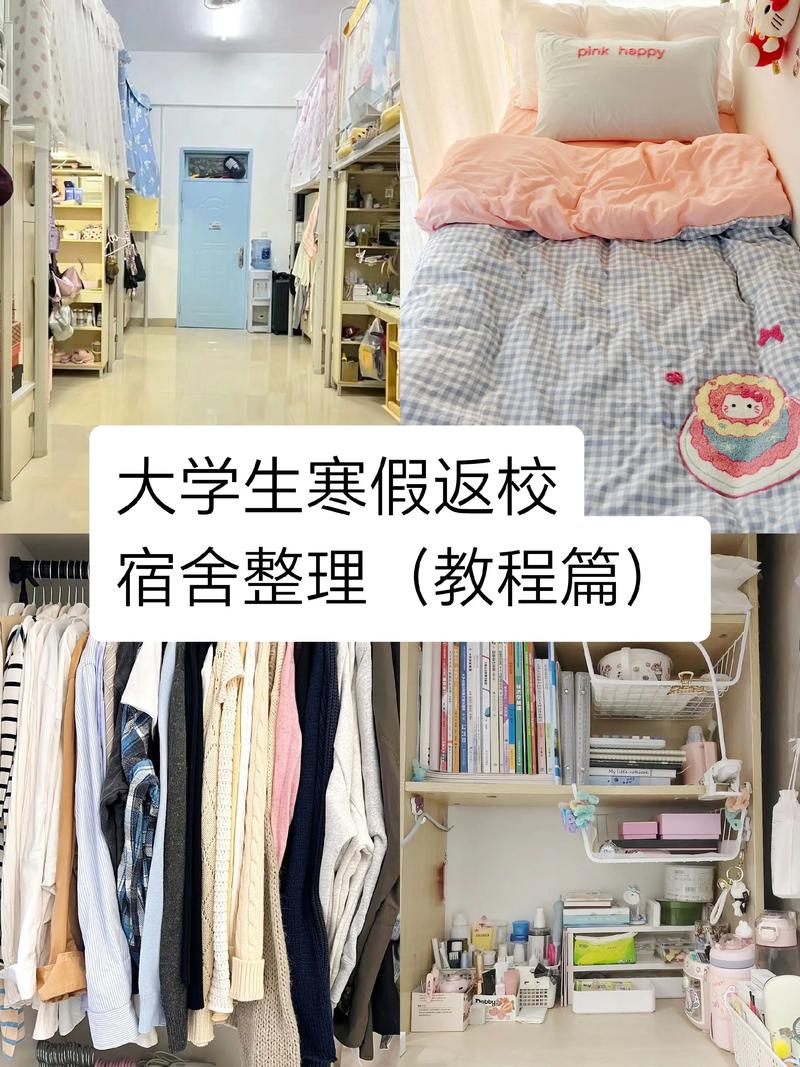 大学生在宿舍用白板梳理知识框架