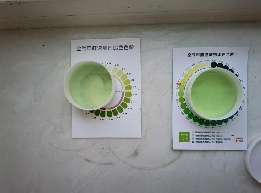 无溶剂与溶剂型涂料VOC排放对比检测图