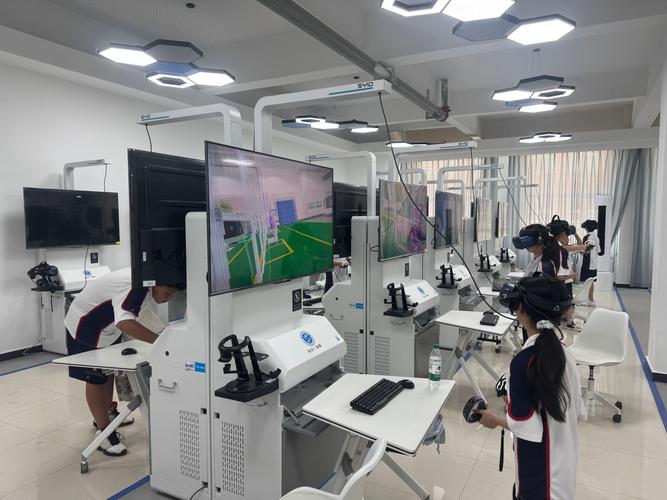 机械实训车间现场数字化采集终端实拍