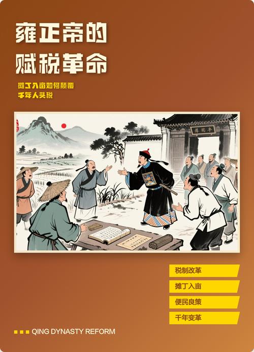 清代摊丁入亩赋税征收文书真迹