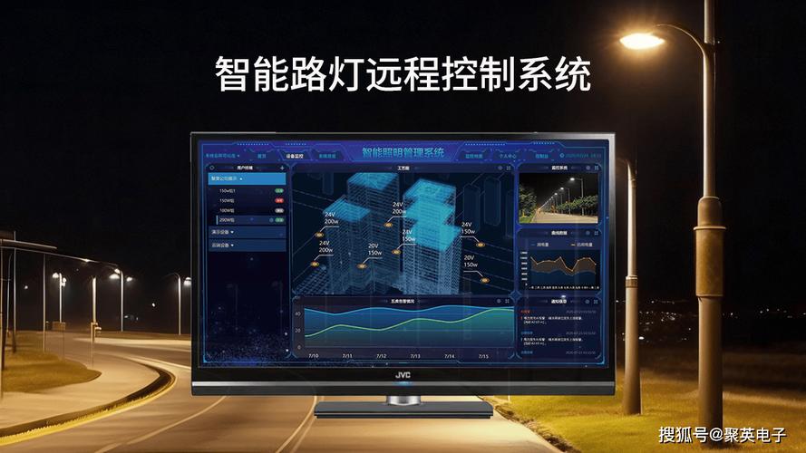 城市夜晚物联网智能路灯系统