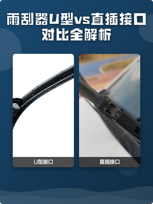 新雨刮片与老化雨刮片刃口对比图