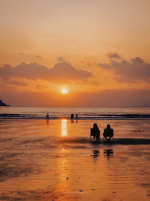 霞浦滩涂日落摄影点实拍
