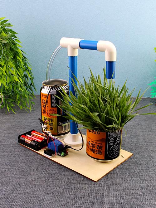 教室班级种植角学生自制自动浇花装置成品