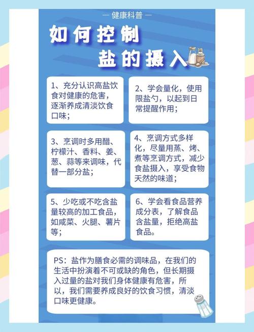低盐饮食习惯减盐小技巧图解