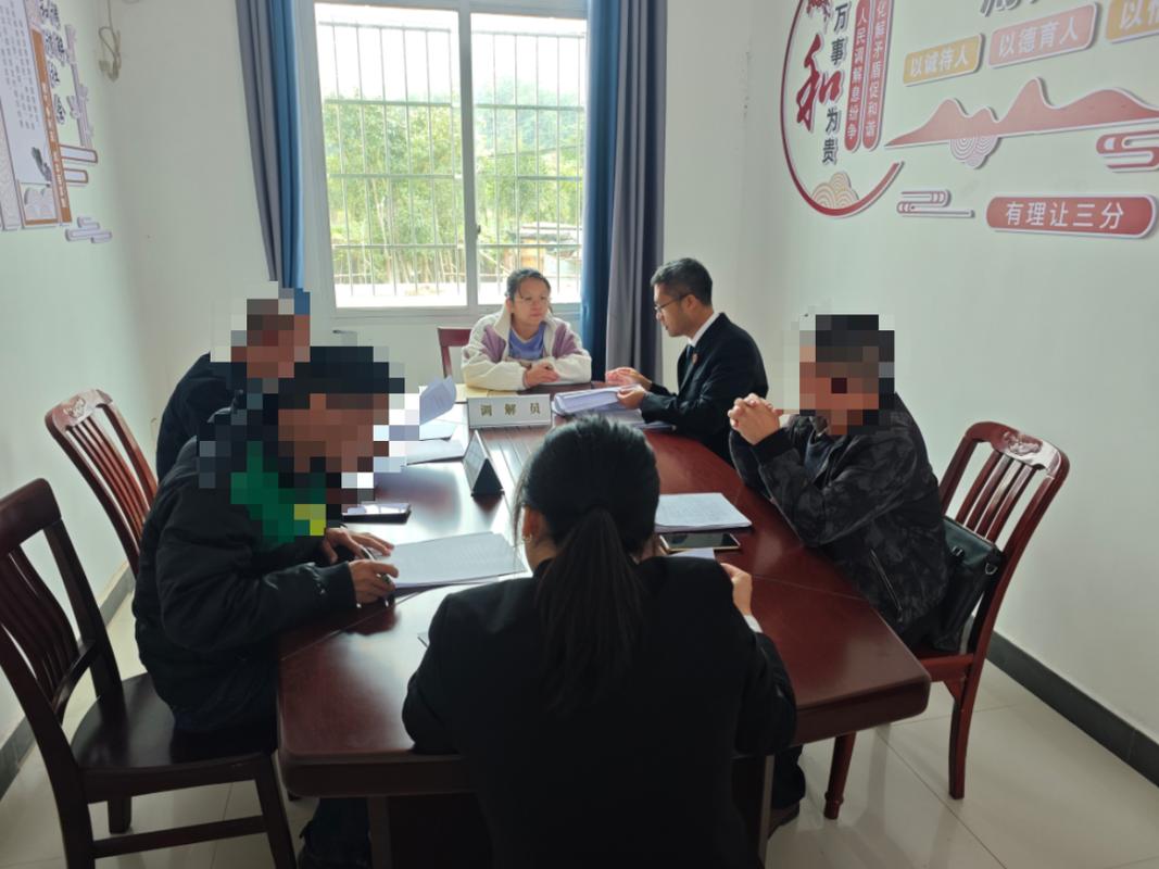 遗产继承纠纷人民调解现场