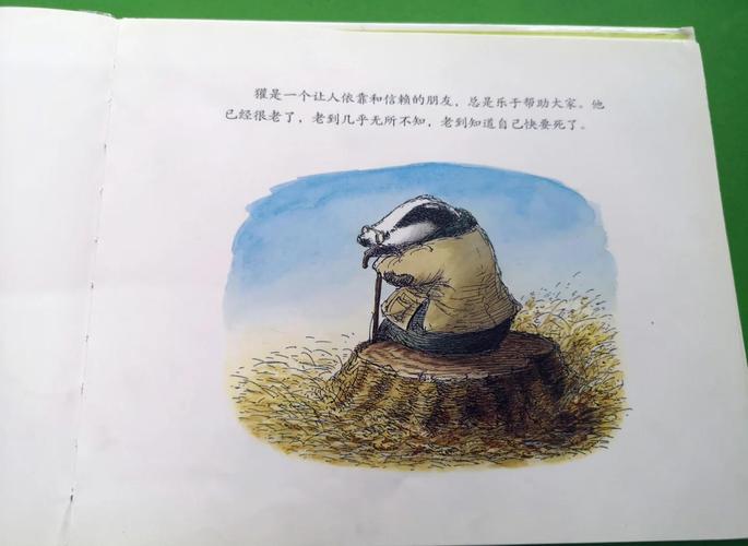 经典死亡教育绘本《獾的礼物》内页