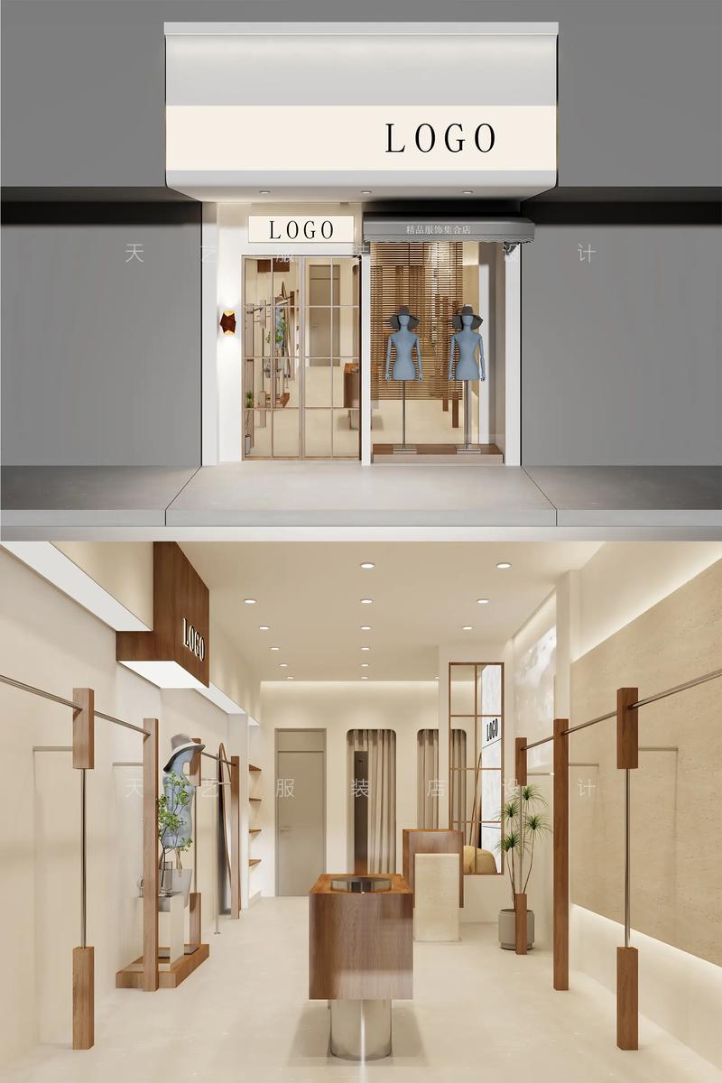 网店装修同模板不同类目效果对比图