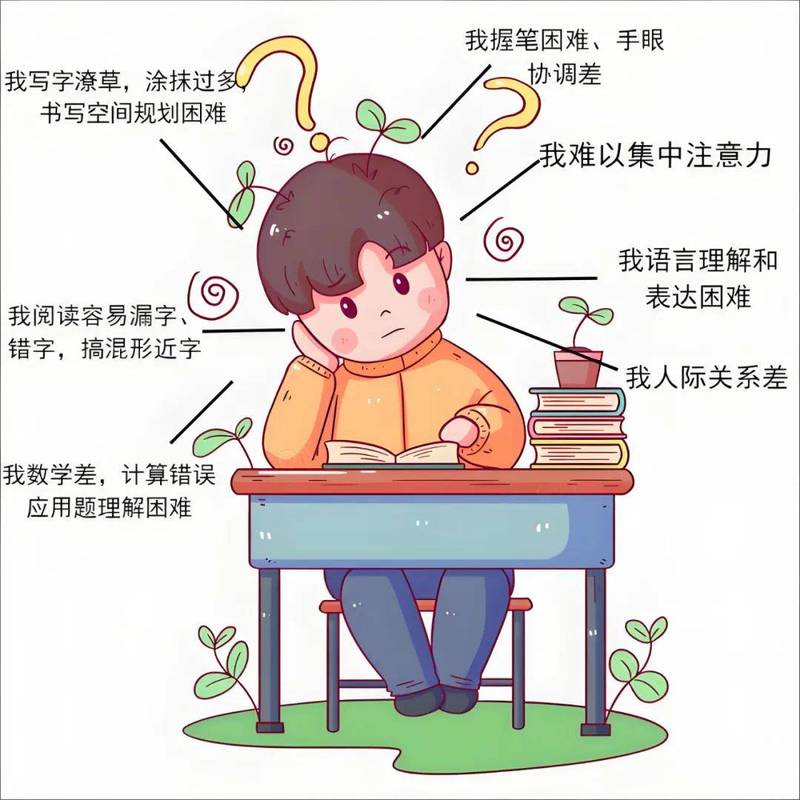 沮丧的小学生面对难题与过早学习压力对比图