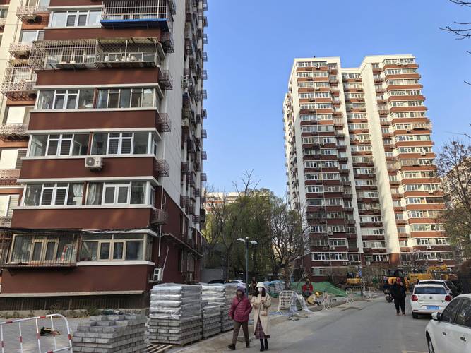 北京老旧小区旧城改造拆迁现场图