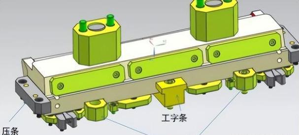 折弯机滑块结构变形示意图
