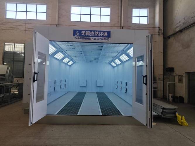 工业烤漆房内部换热结构实拍
