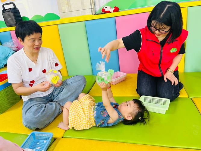母婴亲子儿童身体认知互动游戏图