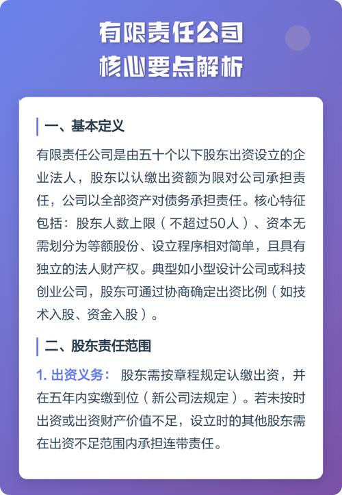 有限责任公司设立条件核心要求整理表