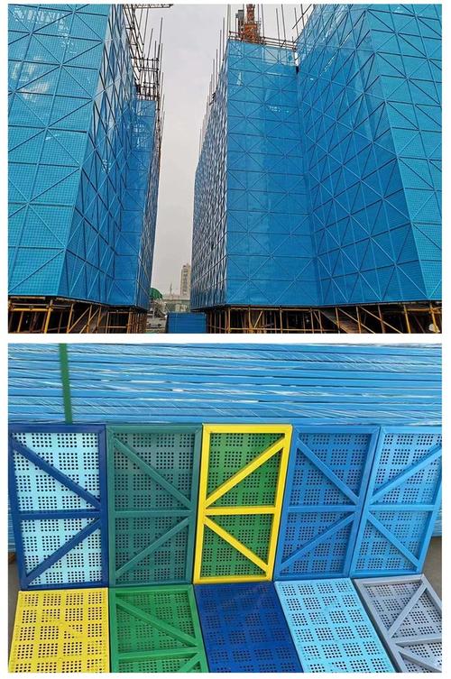 建筑工地安全网正确挂设示意图