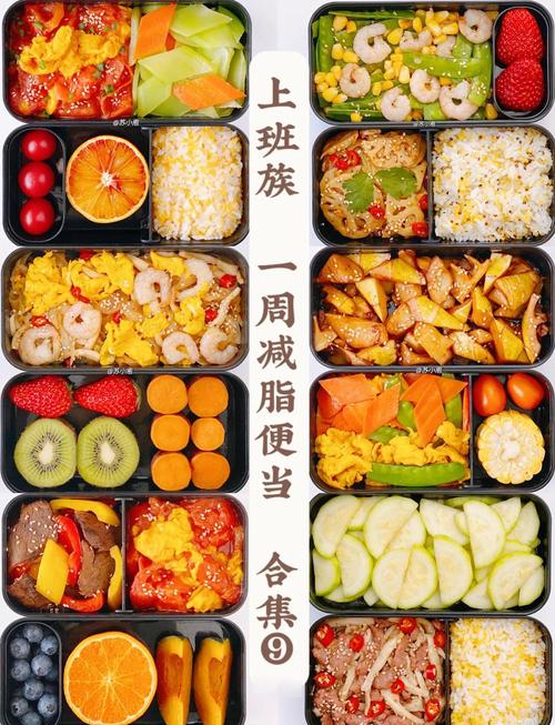 上班族自制减脂餐便当实拍