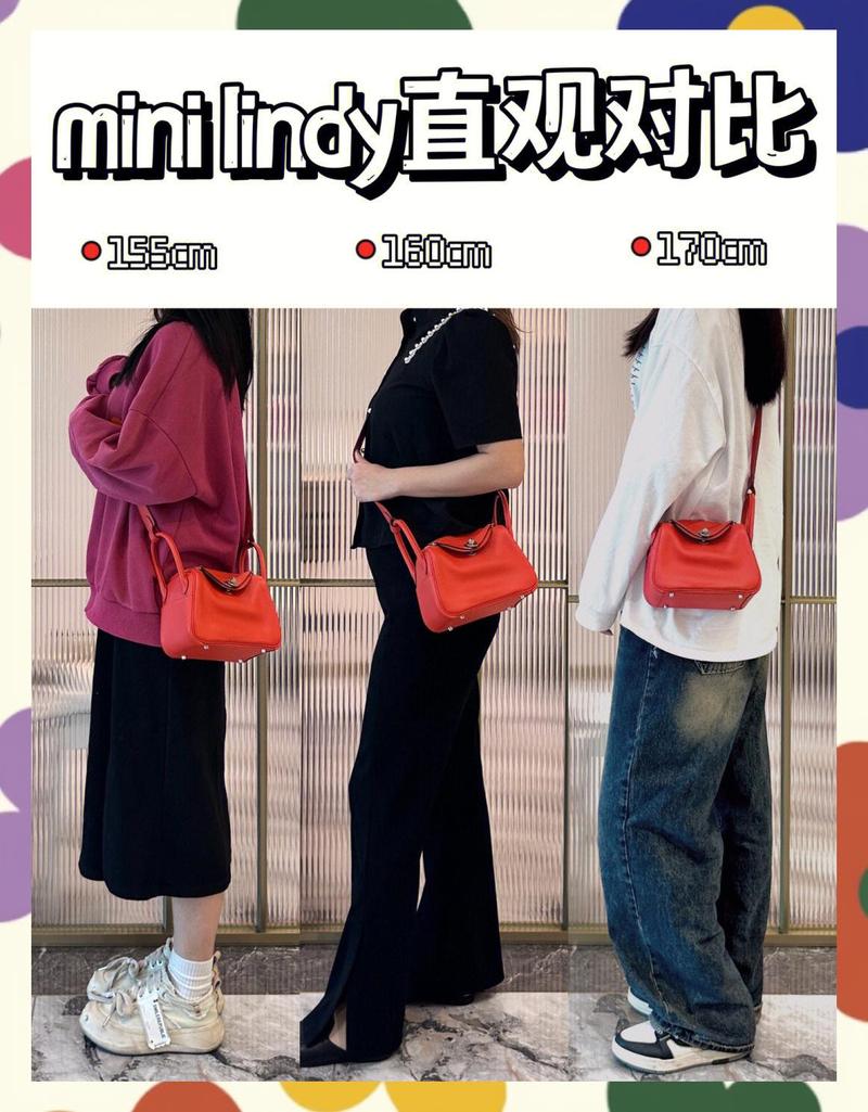 小个子不同肩长包包落点对比图