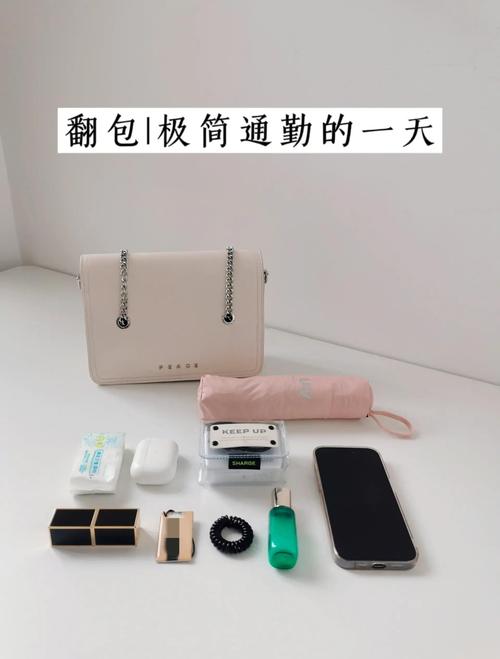 精简后的日常口袋物品摆放图