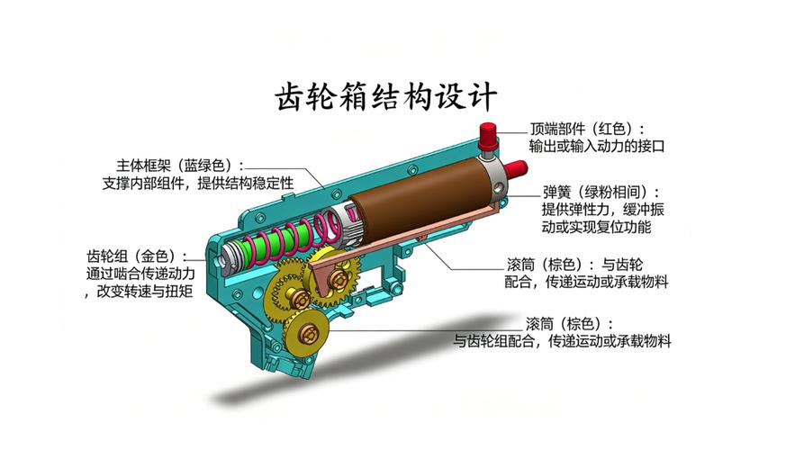 齿轮箱厂家提供的三维爆炸图安装说明书