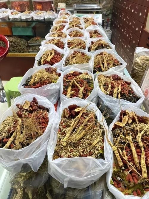 恩施大峡谷药材摊