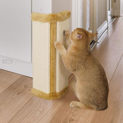 宽面稳定靠墙猫抓柱猫咪磨爪实拍