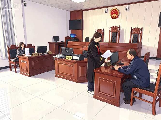 法院门口当事人手持离婚判决书实拍场景